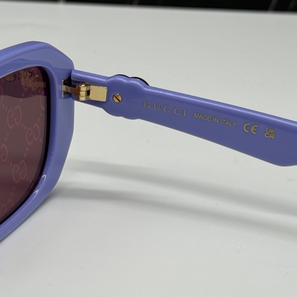 NEW GUCCI GG1535S 004 WOMEN SUNGLASSES GUCCI GG 1535S 004 BLUE PINK EYEWEAR - Picture 13 of 14